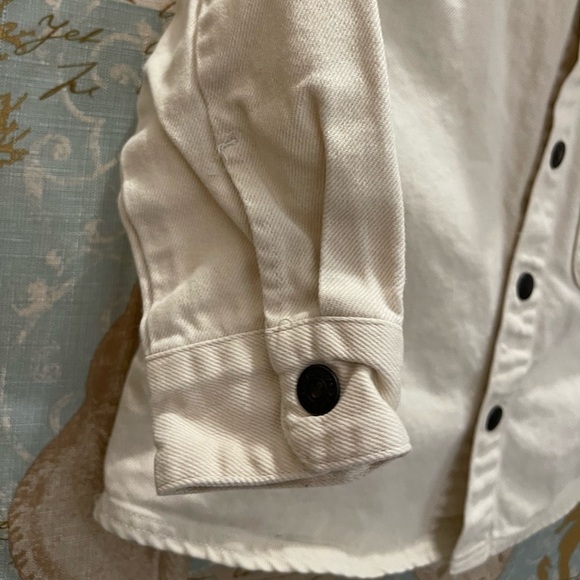 Disney Mickey And Friends 2T Snap Jean Jacket Colorful Creme Boy Girl Toddler - Picture 9 of 11